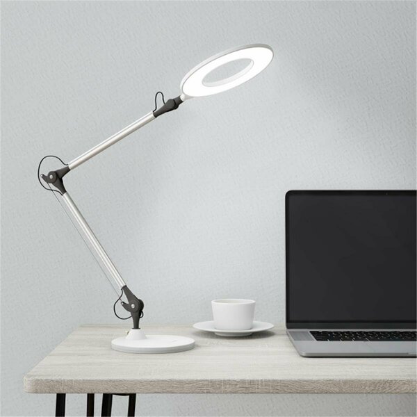 Diamond Sparkle Swing Arm Architect Desk Lamp, Led Ring Light- Stepless Dimming- High Cri 95 DI2046558